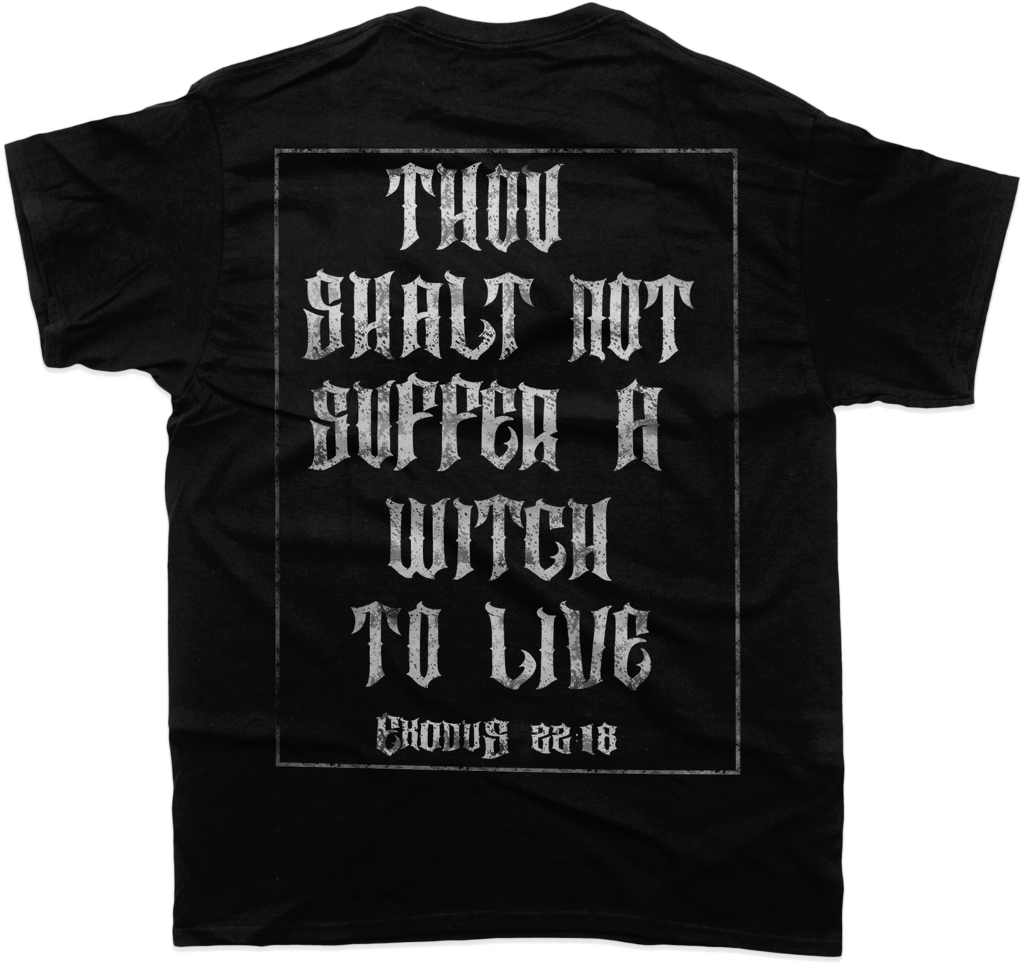 Suffer Not The Witch 2-sided Shirt