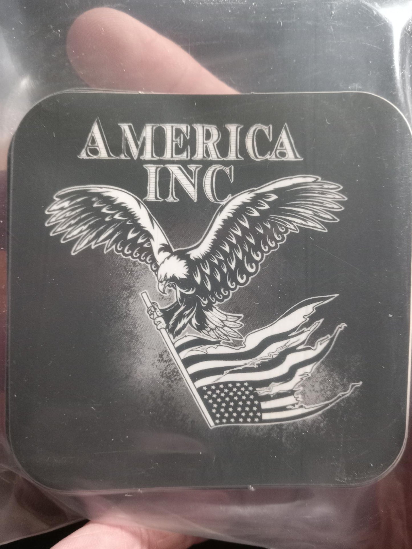 America Inc Album Art Sticker 3x3
